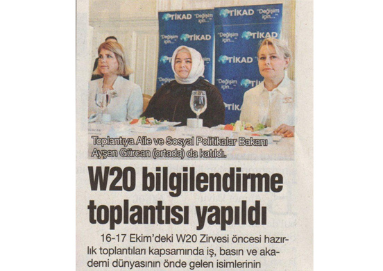 W20 bilgilendirme toplantısı yapıldı