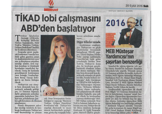 TİKAD lobi çalışmaları ABD' den başlatıyor