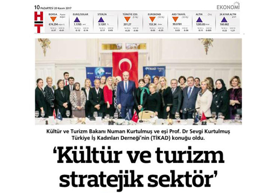 Kültür ve turizm stratejik sektör