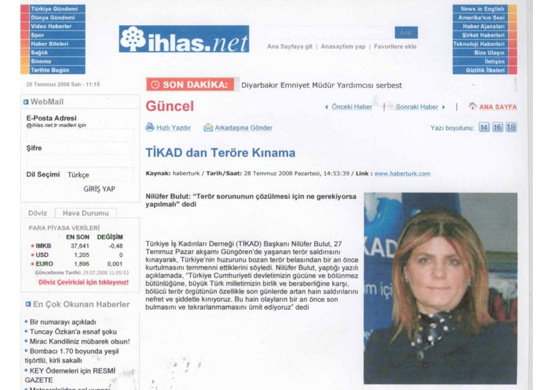 TİKAD'dan Teröre Kınama