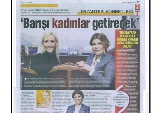 Barışı Kadınlar getirecek