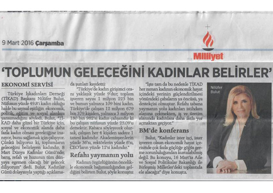 TOPLUMUN GELECEĞİNİ KADINLAR BELİRLER